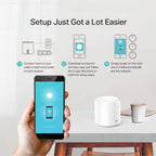 TP-Link Deco X20 AX1800 Whole Home Mesh Wi-Fi 6 System, AI-Driven Mesh, Up to 4,000 sq ft Coverage, 1 GHz Quad-Core CPU, Compatible with Amazon Alexa, With TP-Link HomeShield's kit, Pack of 2, White
