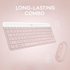 Logitech MK470 Keyboard and Mouse Combo — Rose