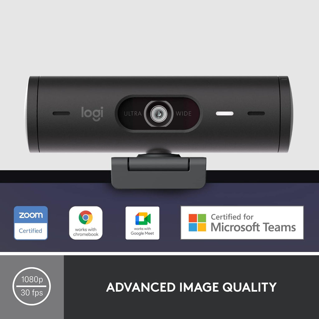 Logitech BRIO 501 Webcam — Black