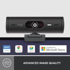 Logitech BRIO 501 Webcam — Black