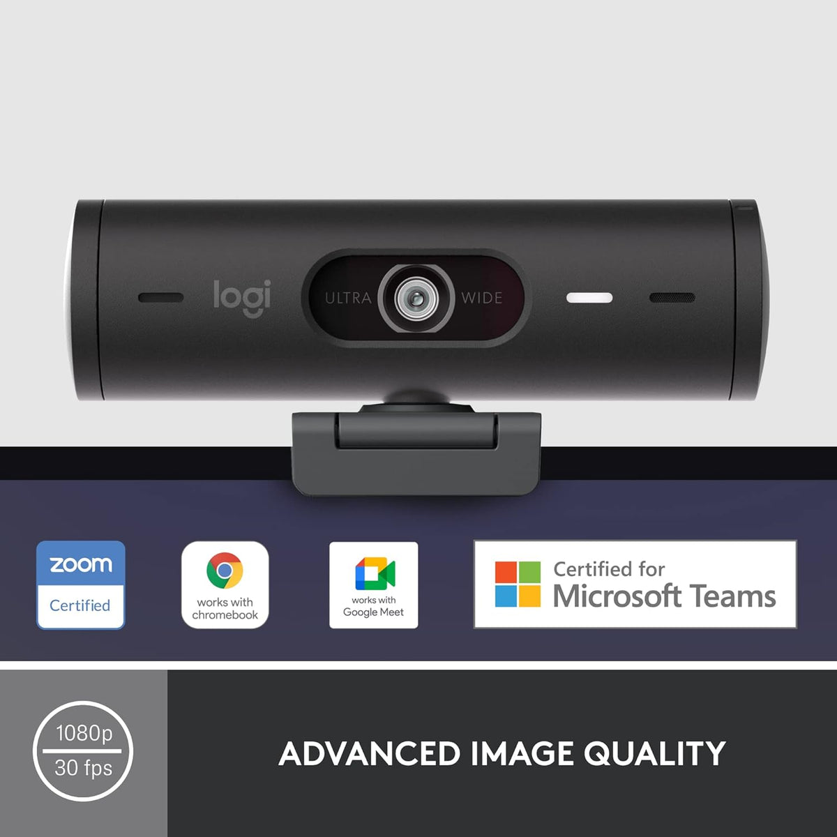 Logitech BRIO 501 Webcam — Black