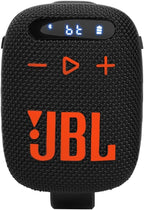 JBL Wind 3 Bluetooth Handlebar Speaker with FM Radio — Black