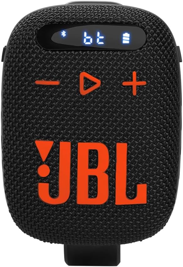 JBL Wind 3 Bluetooth Handlebar Speaker with FM Radio — Black