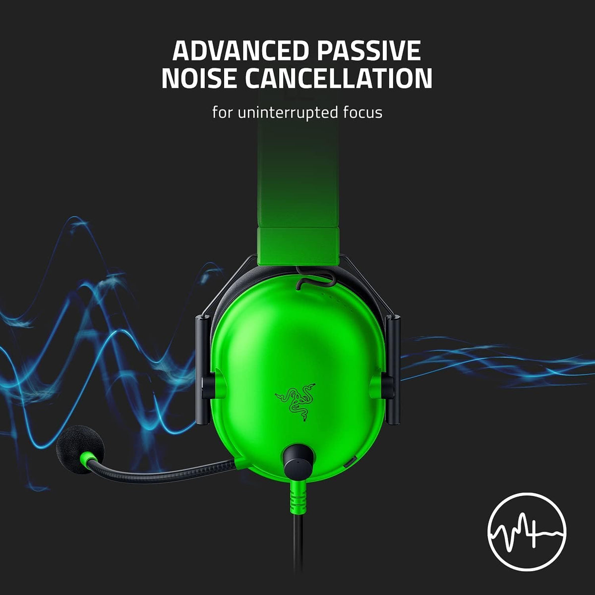 Razer Blackshark V2 X Gaming Headset — Green — product image 5