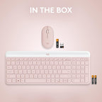 Logitech MK470 Keyboard and Mouse Combo — Rose