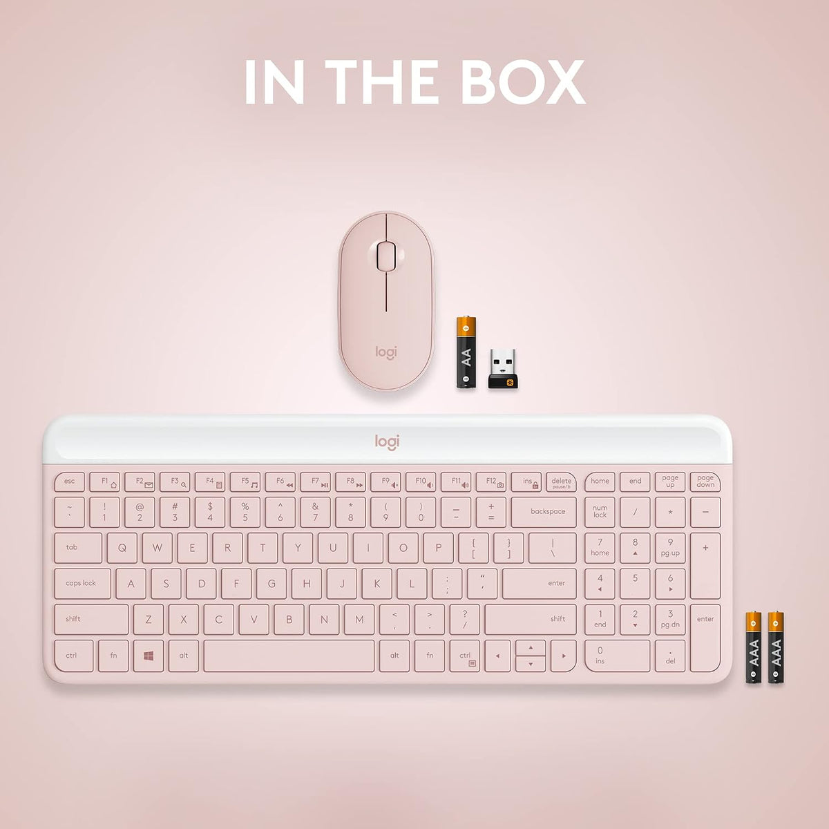 Logitech MK470 Keyboard and Mouse Combo — Rose
