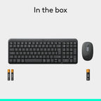 Logitech MK250 Keyboard and Mouse Combo — Graphite