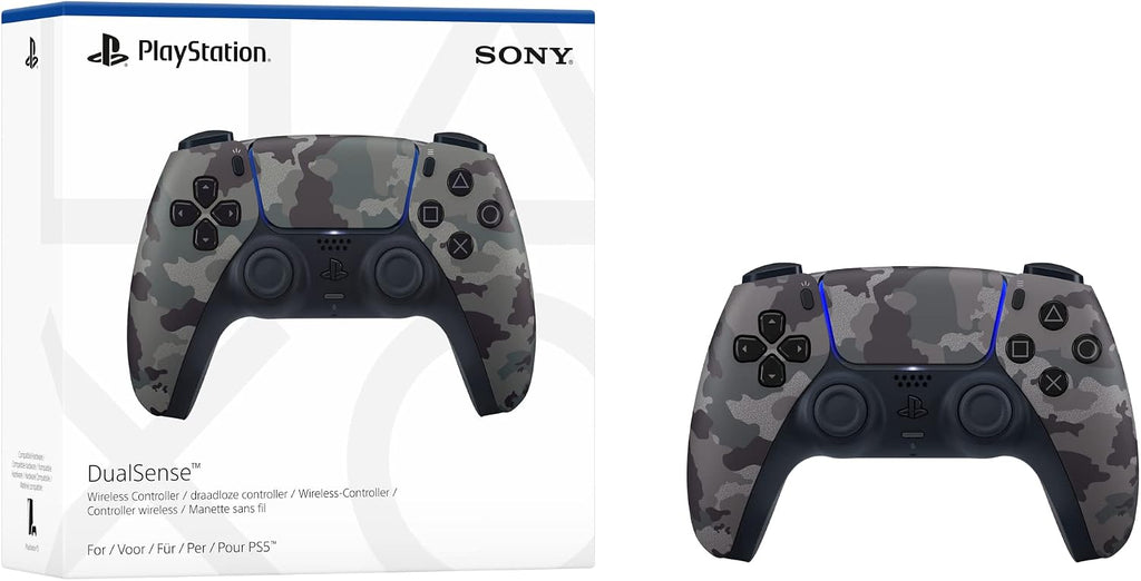 PlayStation 5 DualSense Wireless Controller - Grey Camo