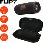 JBL Flip 7 with gSport Carbon Fiber Case — Black