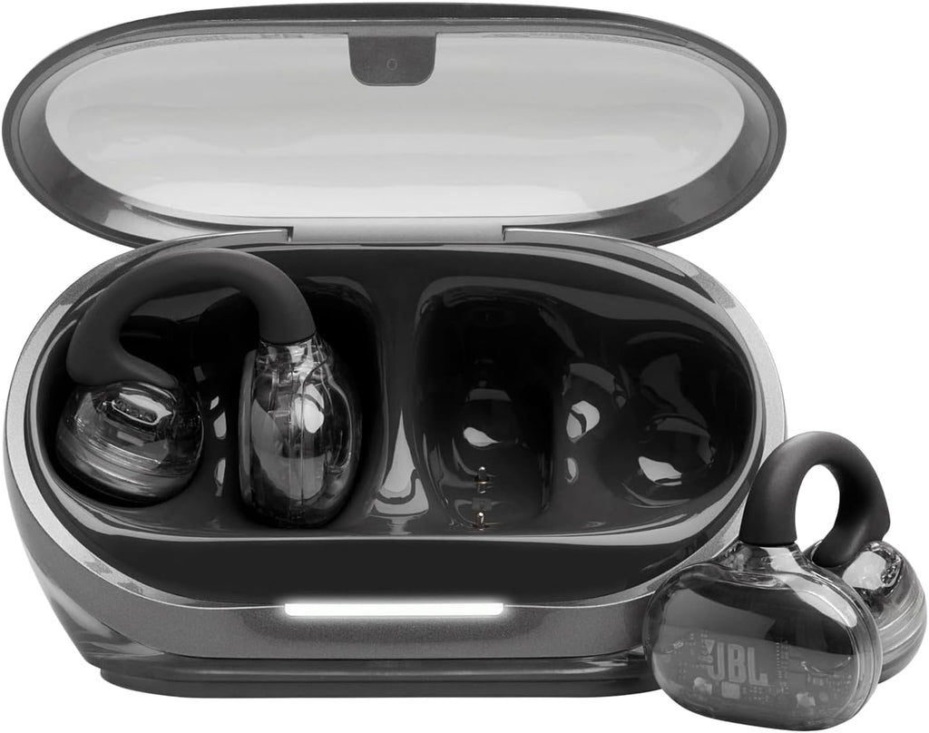 JBL Soundgear Clips Open-Ear Headphones — Ghost Black