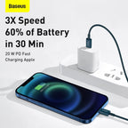 Baseus Superior USB-C to Lightning Cable 20W — 1m — Blue