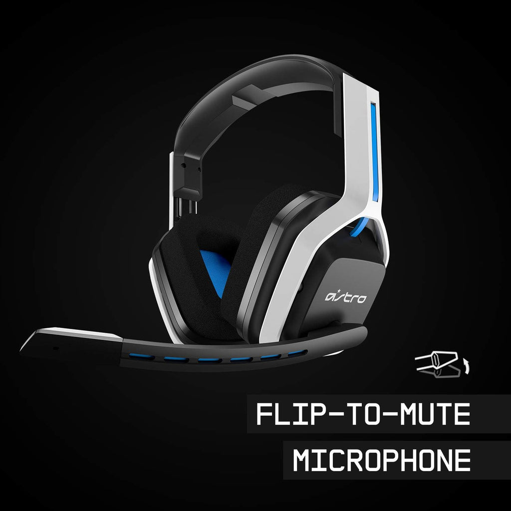 Logitech G ASTRO A20 Gen 2 Gaming Headset — PlayStation / PC — White/Blue