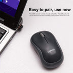 Logitech M185 Wireless Mouse — Blue