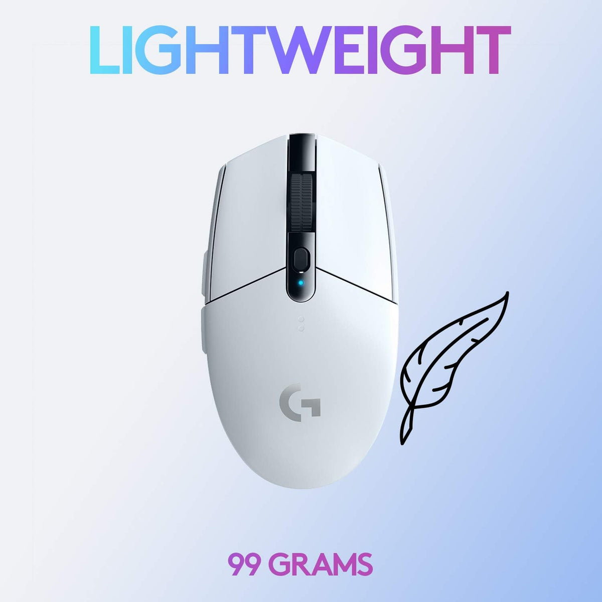Logitech G304 Wireless Gaming Mouse — White