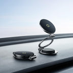 Baseus MagPro Magnetic Car Phone Holder | Powerful MagSafe-Compatible Car Mount — 360°-Foldable-MagPro — Black