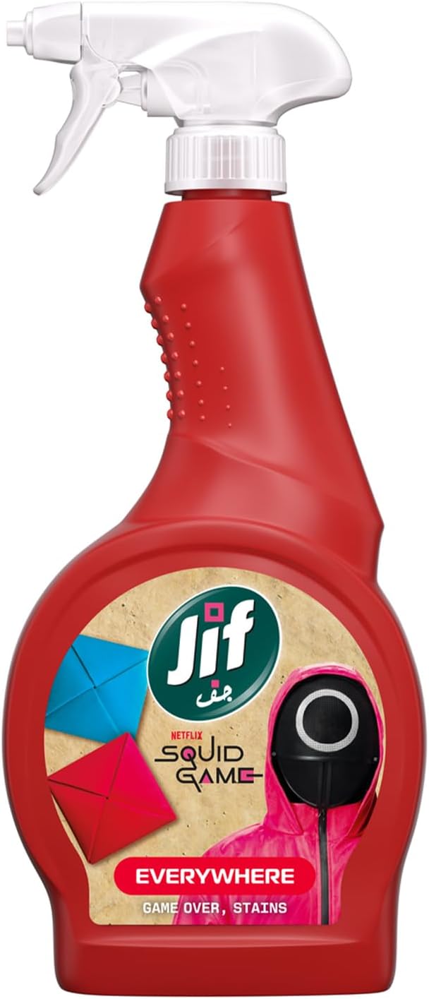 Jif Ultra Fast Spray Cleaner, Everywhere, Squid Game limited edition, game over stains, 470ml — front product image