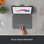 Logitech Combo Touch Keyboard Case for iPad 10th Gen / A16 — Grey