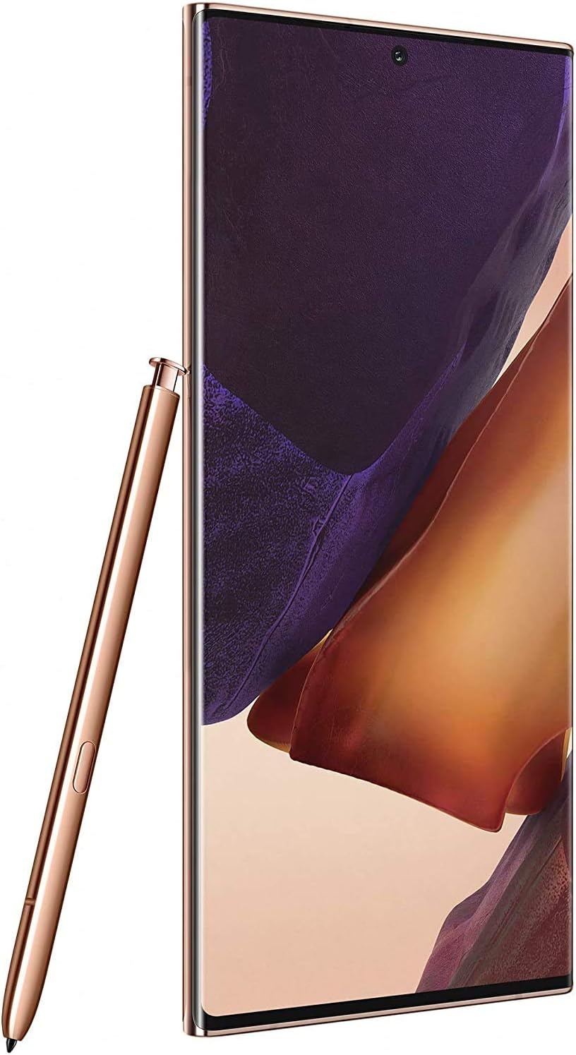 SAMSUNG Galaxy Note20 Ultra (5G Dual N986B-DS 256GB 12GB RAM, Mystic Bronze)