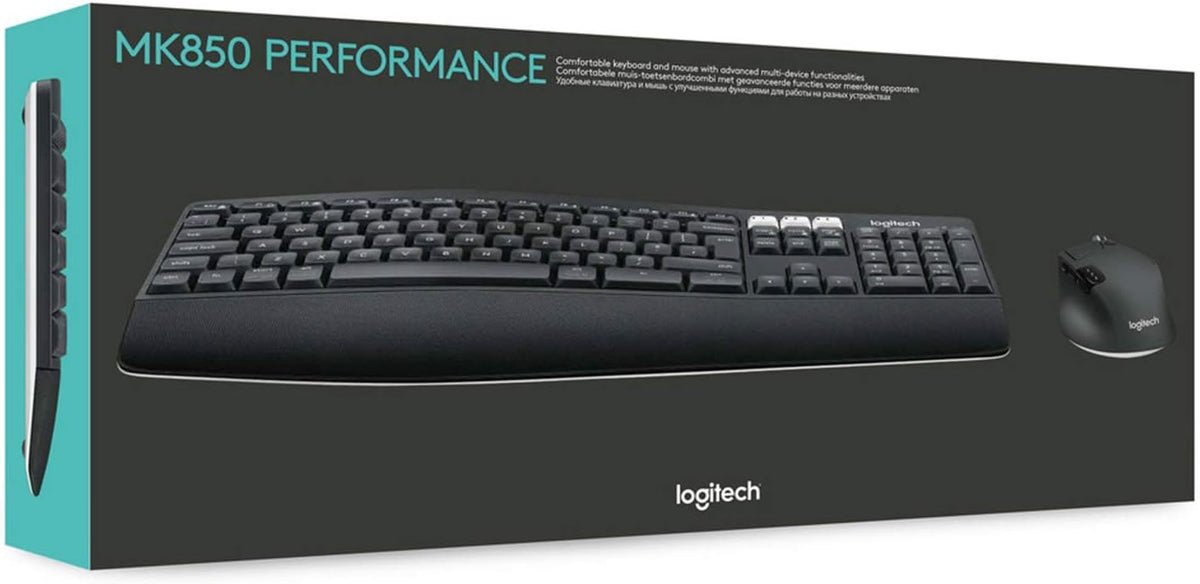 Logitech MK850 Keyboard and Mouse Combo — Black