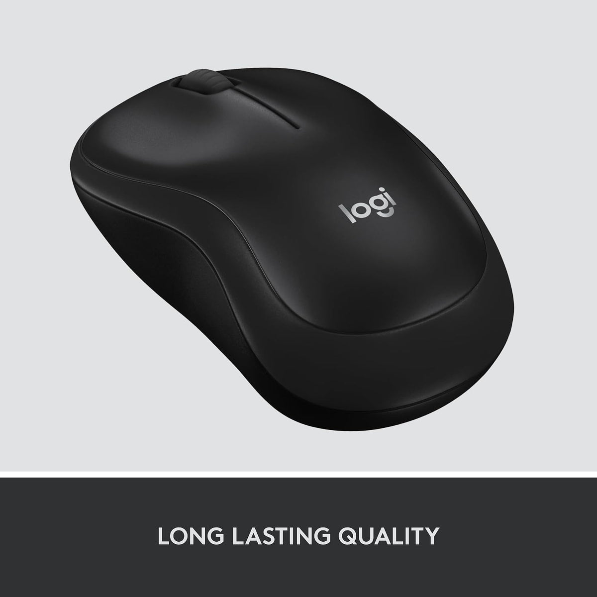 Logitech M220 Wireless Mouse — Black