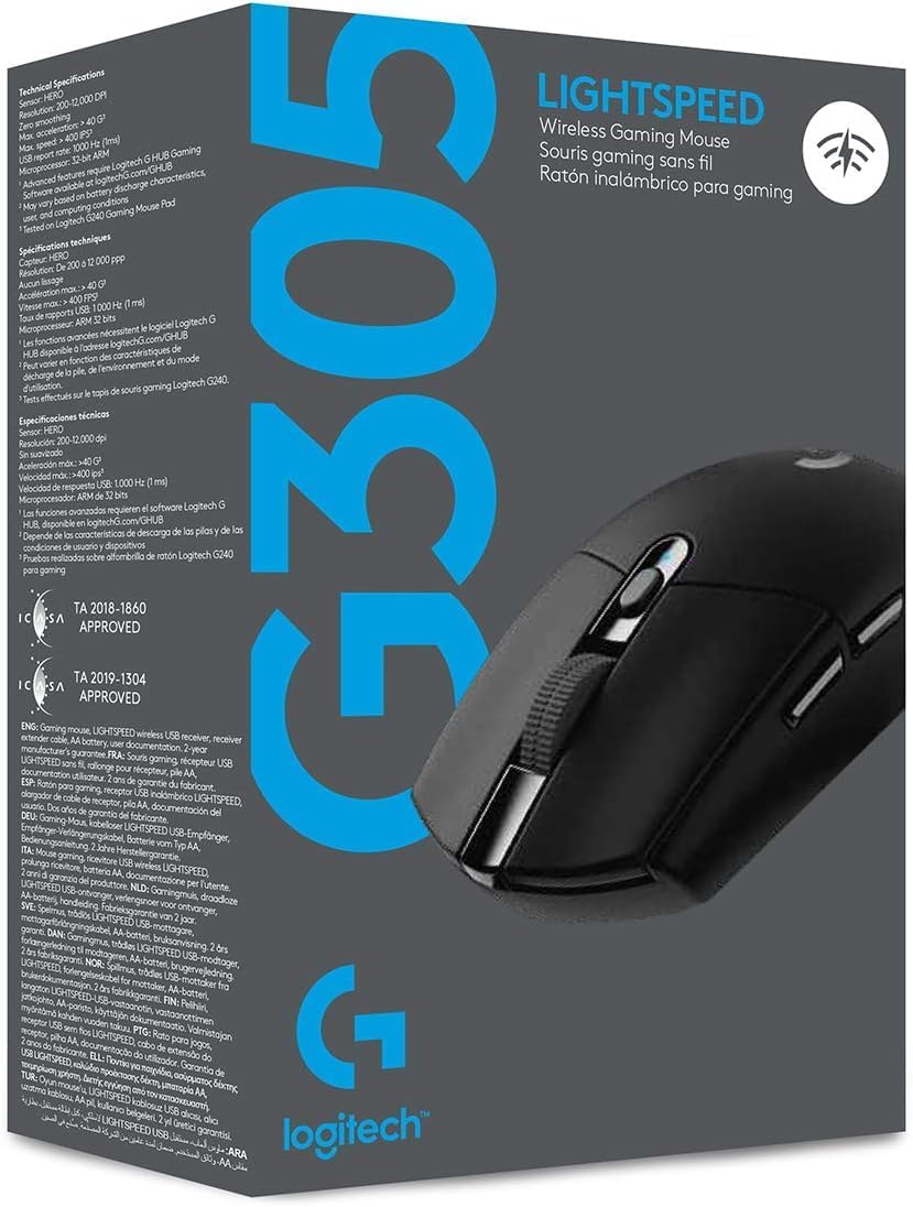 Logitech G305 Wireless Gaming Mouse — Black
