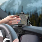 Baseus Car Phone Holder for Centre Console Dashboard, 360° Adjustable Car Phone Mount — 180°-Ultra Stable-BMP — Black