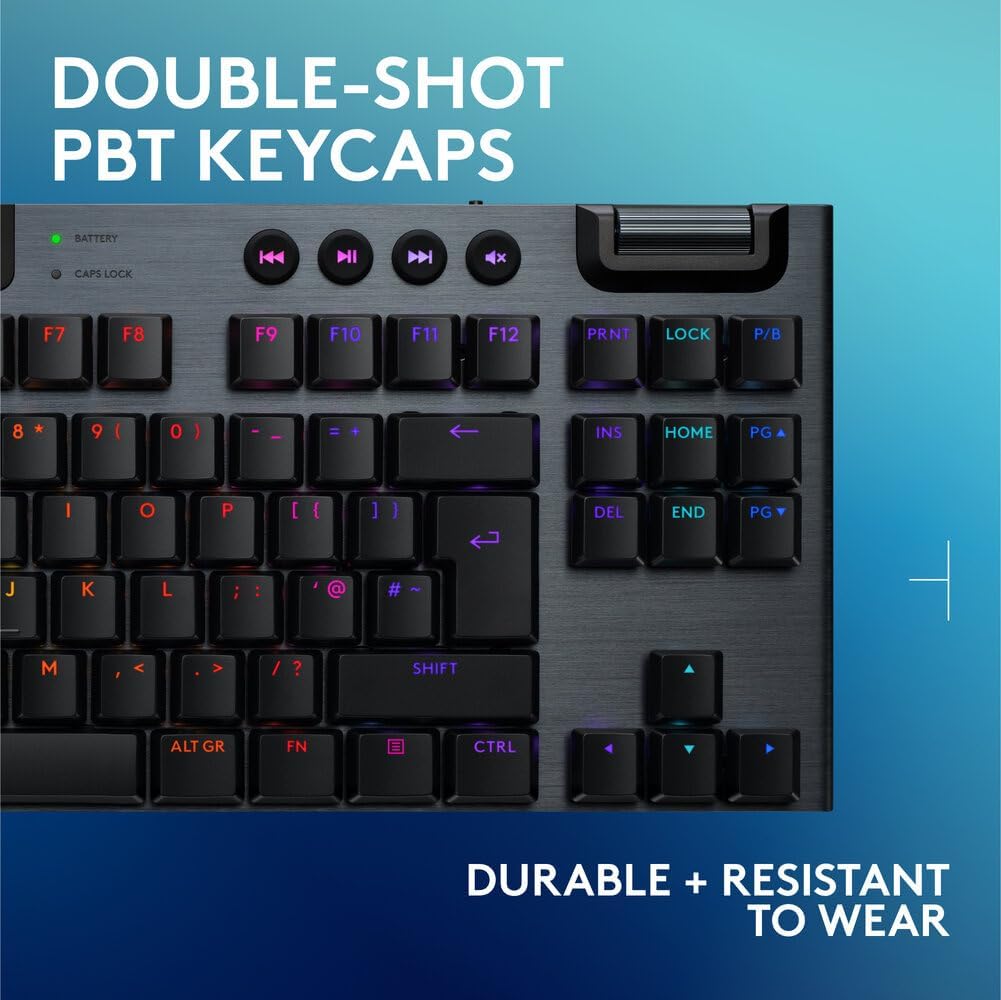 Logitech G915 X TKL Wireless Gaming Keyboard — Black