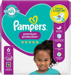Pampers Premium Protection Size 6, 13kg+ Essential Pack, 28 Nappies