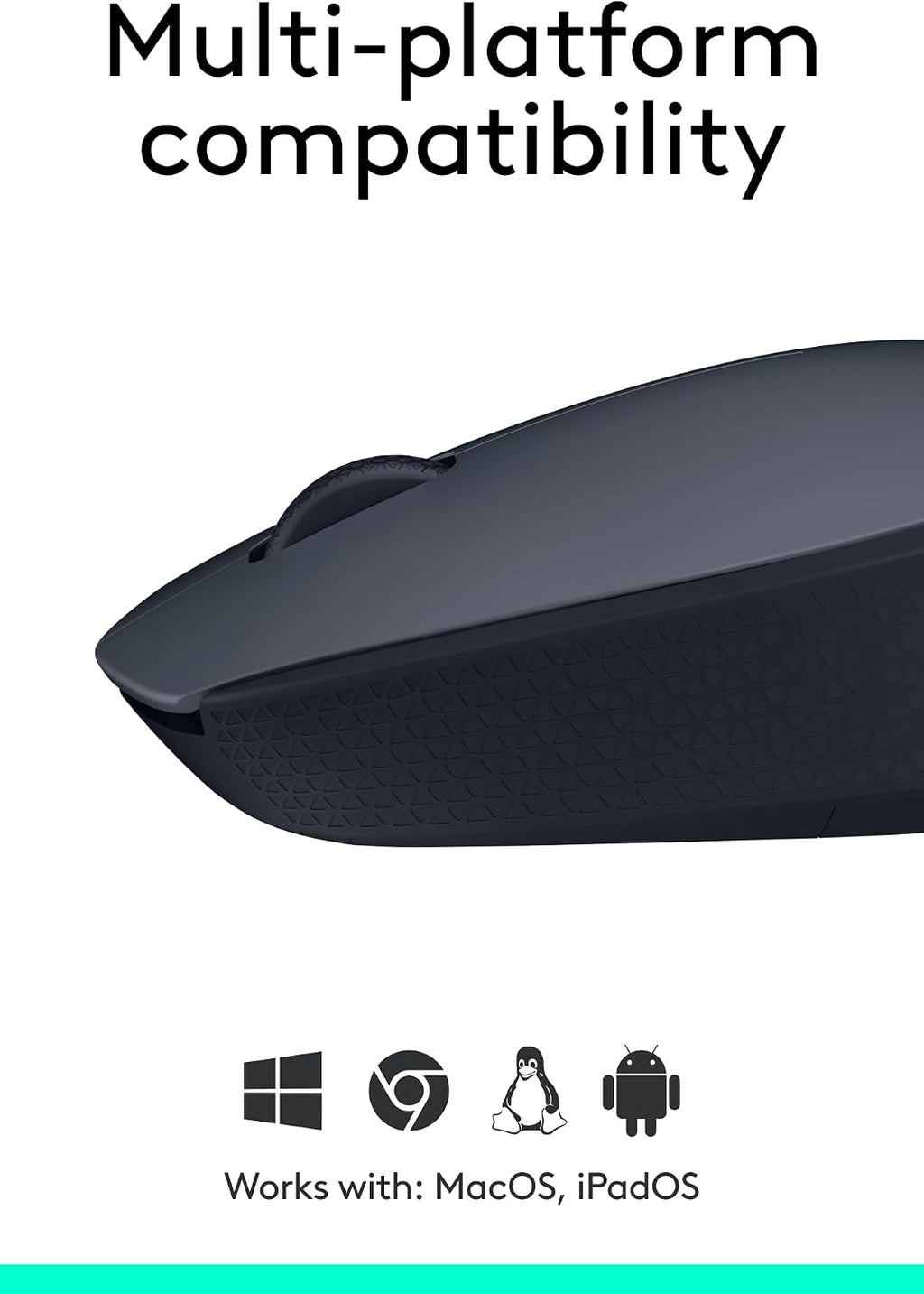 Logitech M170 Wireless Mouse — Black