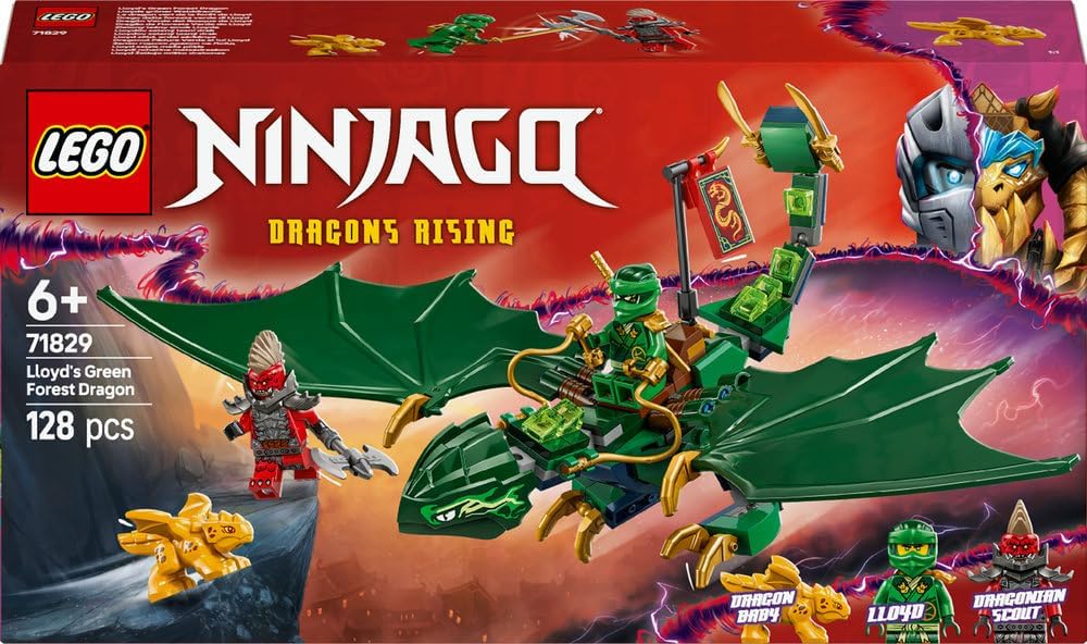 LEGO NINJAGO Lloyd's Green Forest Dragon 71829