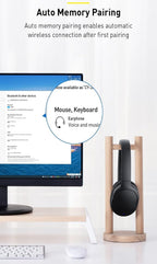 Baseus ZJBA000001 Mini USB Bluetooth V5.0 Wireless Adapter Black — Black