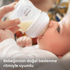 Philips Avent NATURAL 3.0 FEEDING BOTTLE 260ML X1 with vent — Transparent