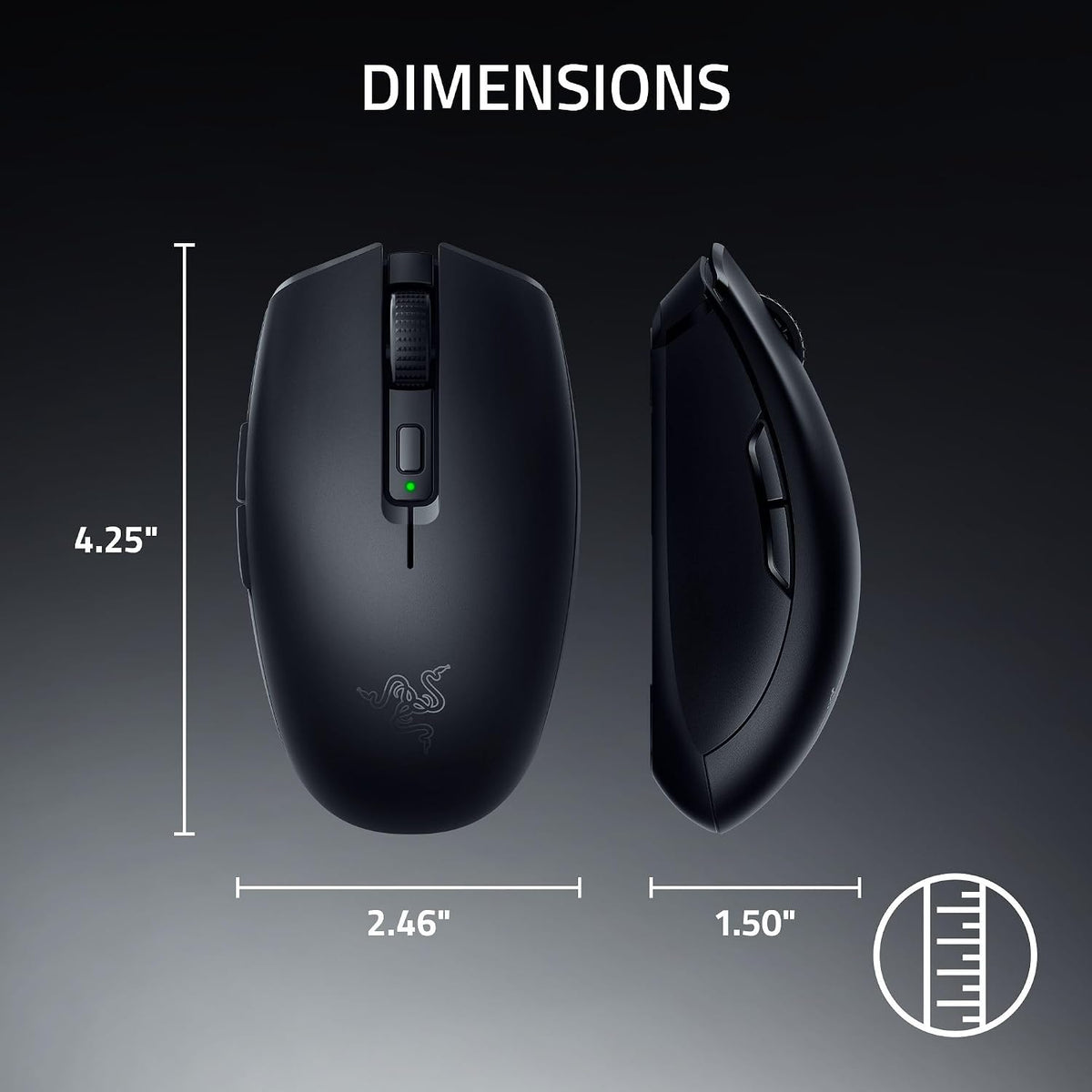 Razer Orochi V2 Black Wireless Gaming Mouse — product image 8