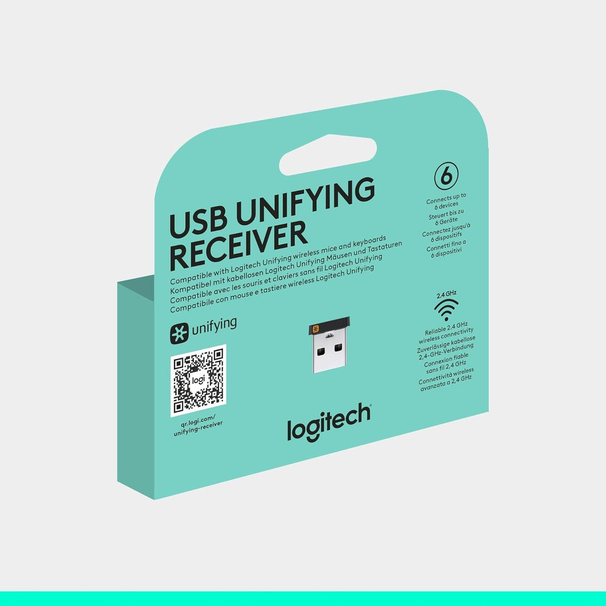 Logitech Unifying USB Receiver — Black