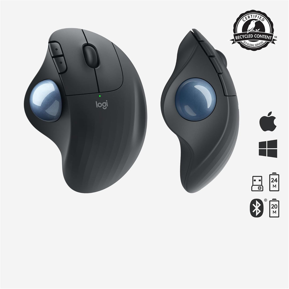 Logitech ERGO M575 Wireless Mouse — Graphite