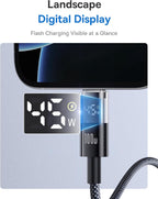 Baseus Digital Display USB-C to USB-C Cable 100W — 2m — Black