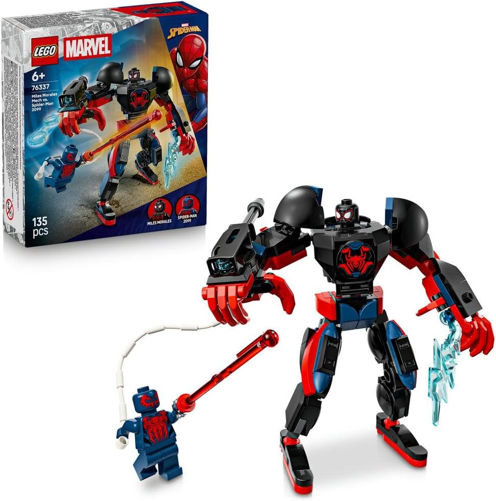 LEGO Marvel Miles Morales Mech vs. Spider-Man 2099 76337