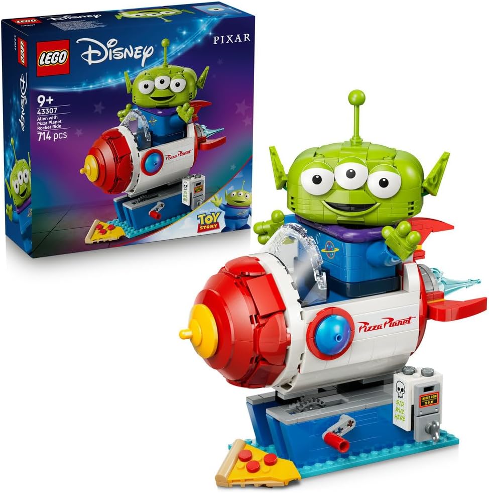 LEGO Disney & Pixar Alien with Pizza Planet Rocket Ride 43307