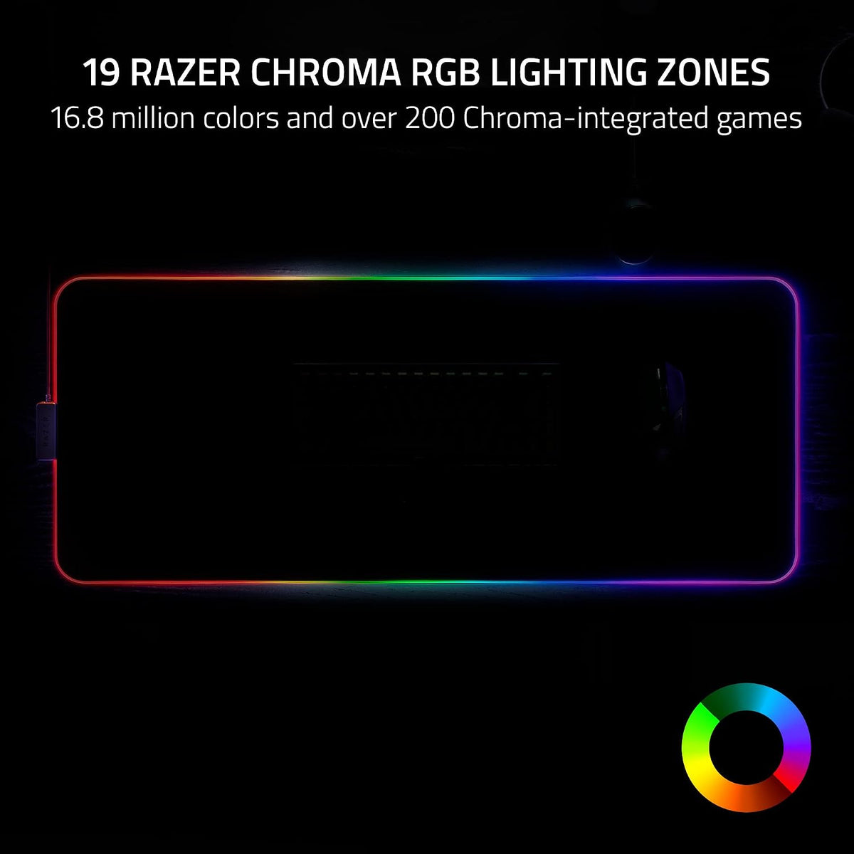 Razer Strider Chroma Hybrid Gaming Mouse Mat Chroma RGB — Black — product image 5