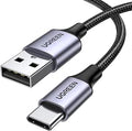 UGREEN Type C Cable 1M，Braided 18W USB A to USB C Fast Charging Cable