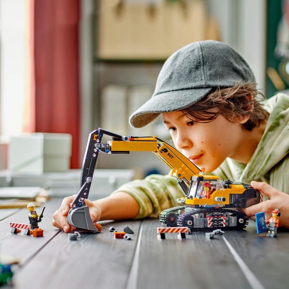 LEGO City Yellow Construction Excavator 60420