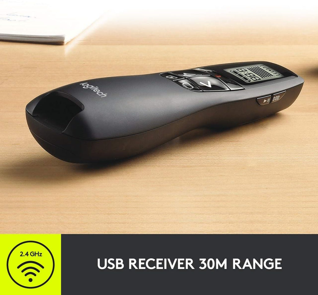 Logitech R800 Presentation Remote — Black