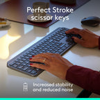 Logitech MX Keys S and MX Master 4 Combo — Graphite