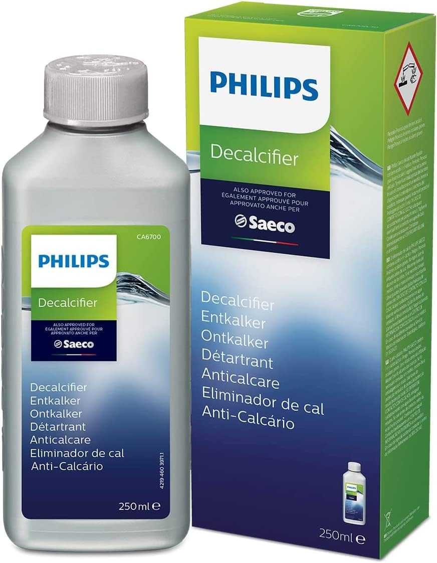Philips AquaClean all-round care set for fully automatic coffee machines (includes water filter CA6903), descaler 250 ml, grease HD5061, coffee grease remover CA6704/10 (6 tablets), cleaning brush