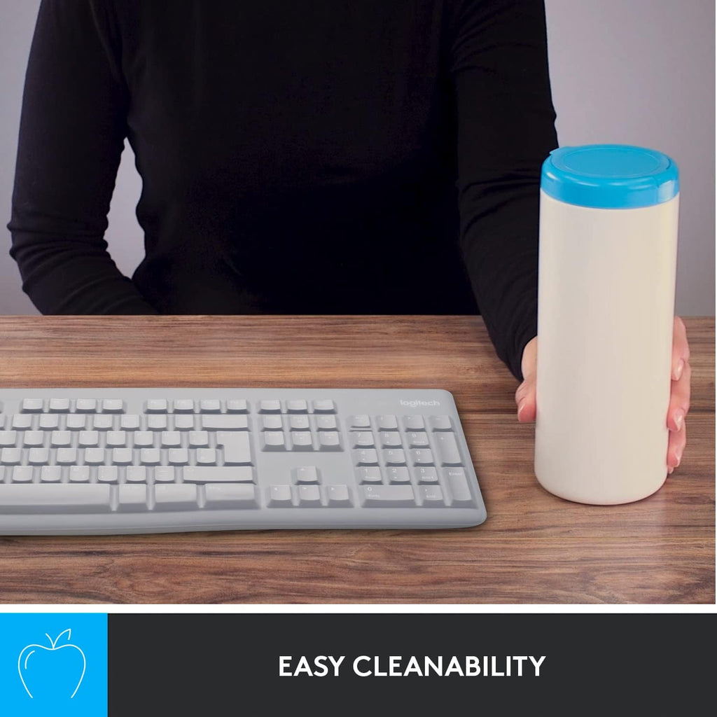 Logitech Protective Keyboard Cover for K120 and MK120 — White