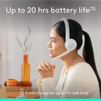 Logitech Zone 300 Headset — Off White