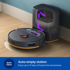 Philips Vacuum & Mop Robot With Station, 6000Pa Suction, 120 Min Runtime — Midnight Blue
