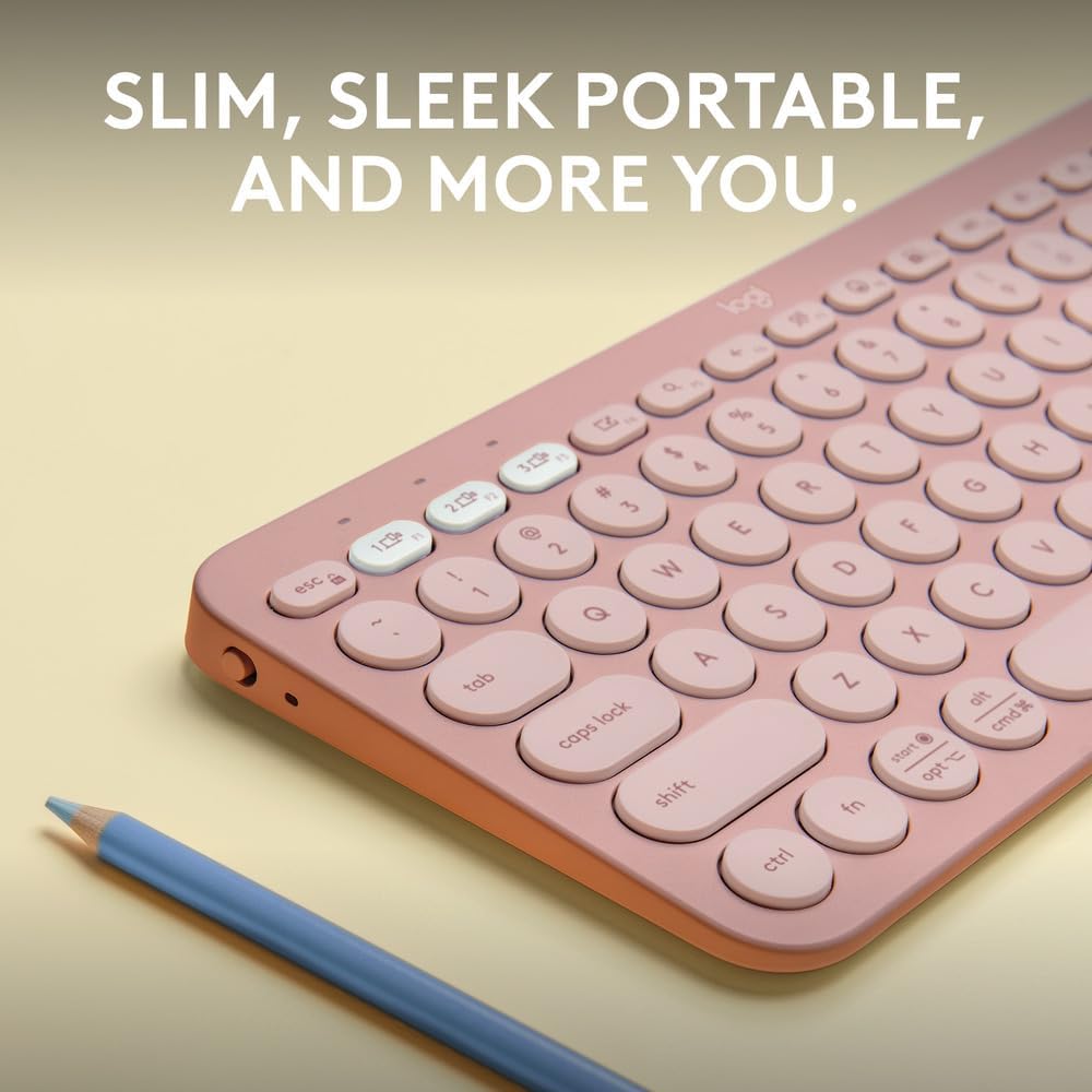 Logitech K380S Keyboard — Rose