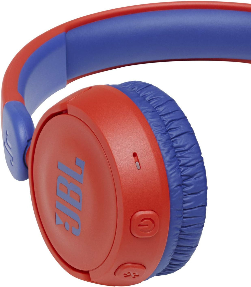 JBL JR310BT Wireless Kids Headphones — Red