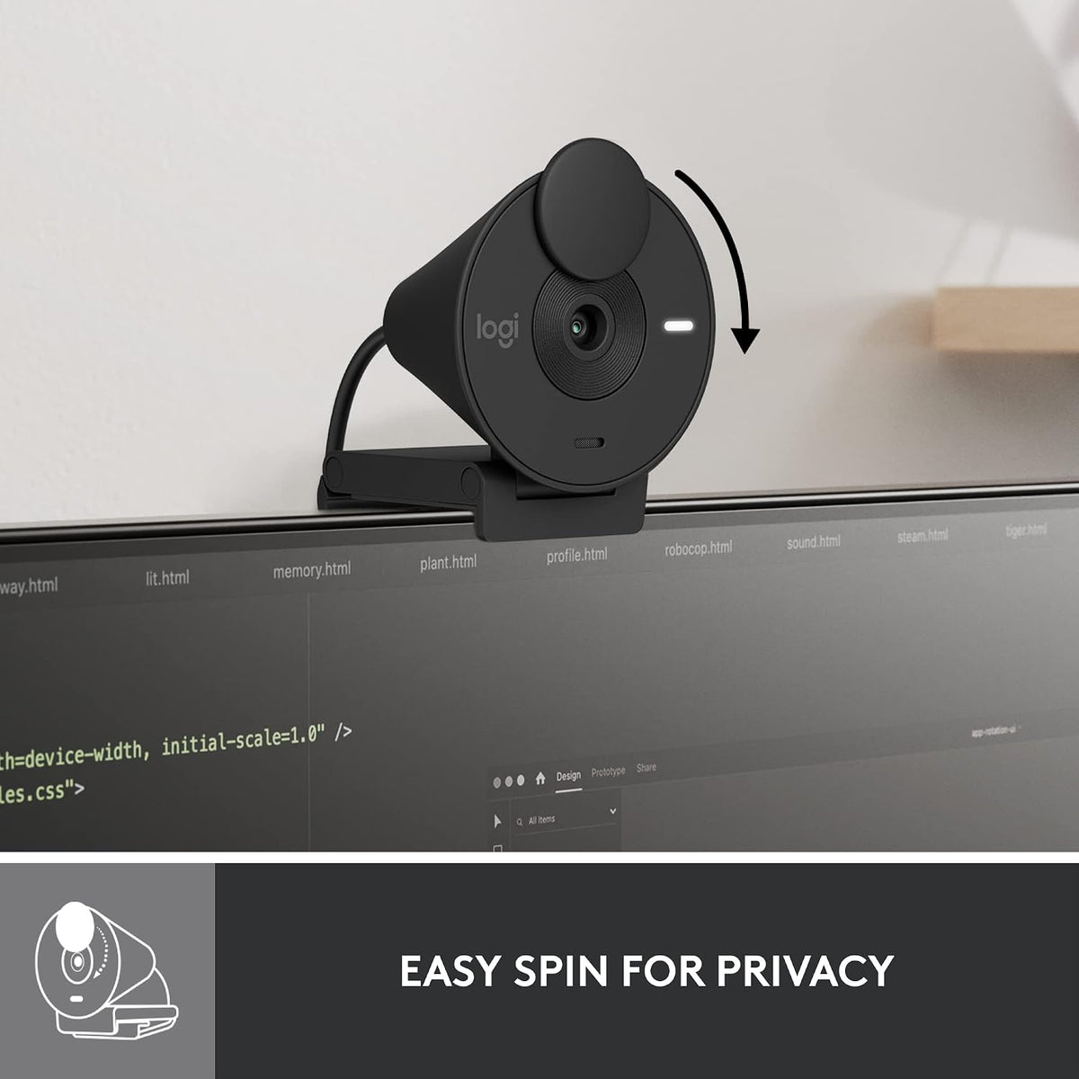Logitech BRIO 4K Webcam — Black
